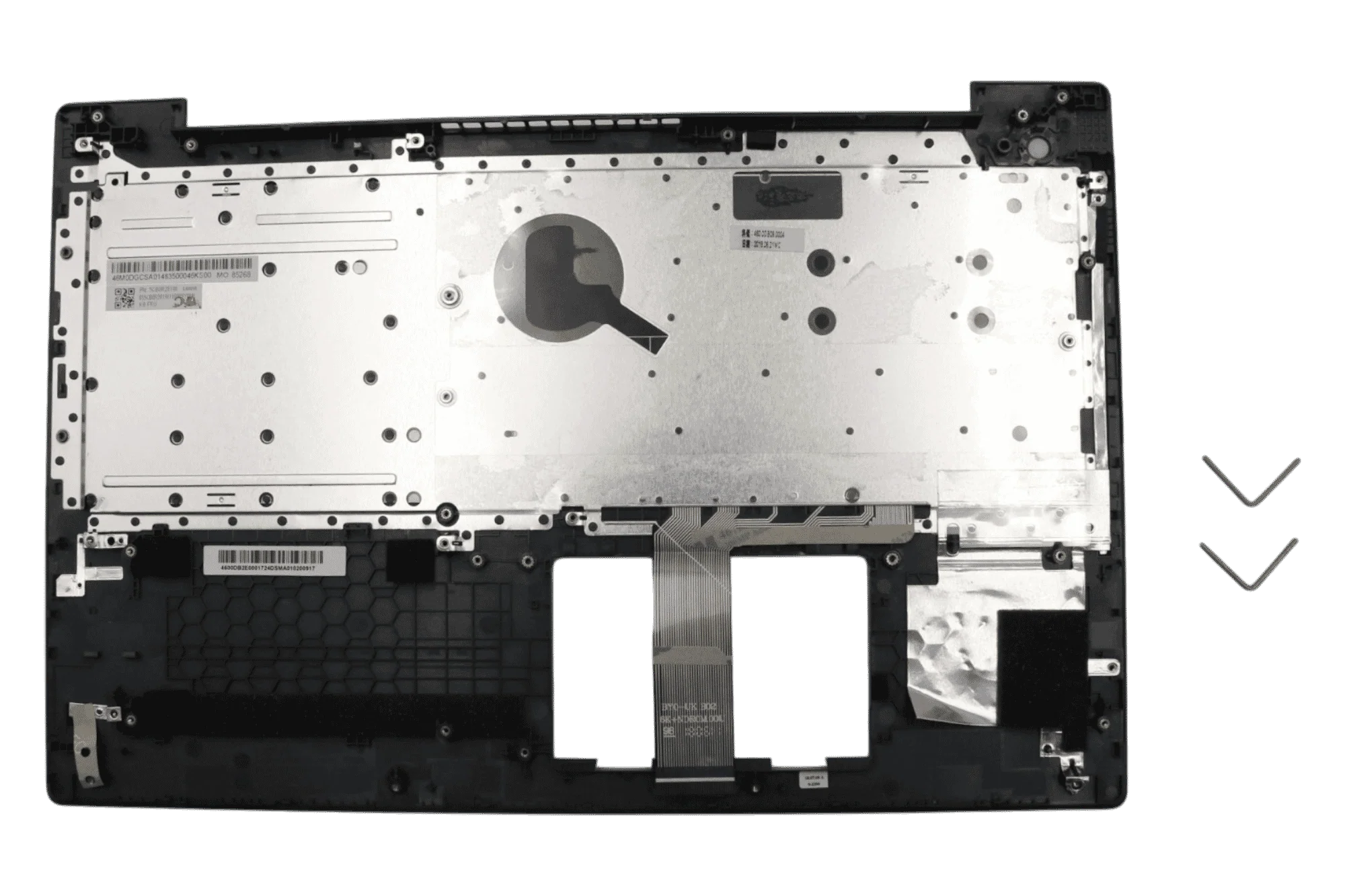 Lenovo Laptop Toetsenbord Qwertz DE + Top Cover - Image 2
