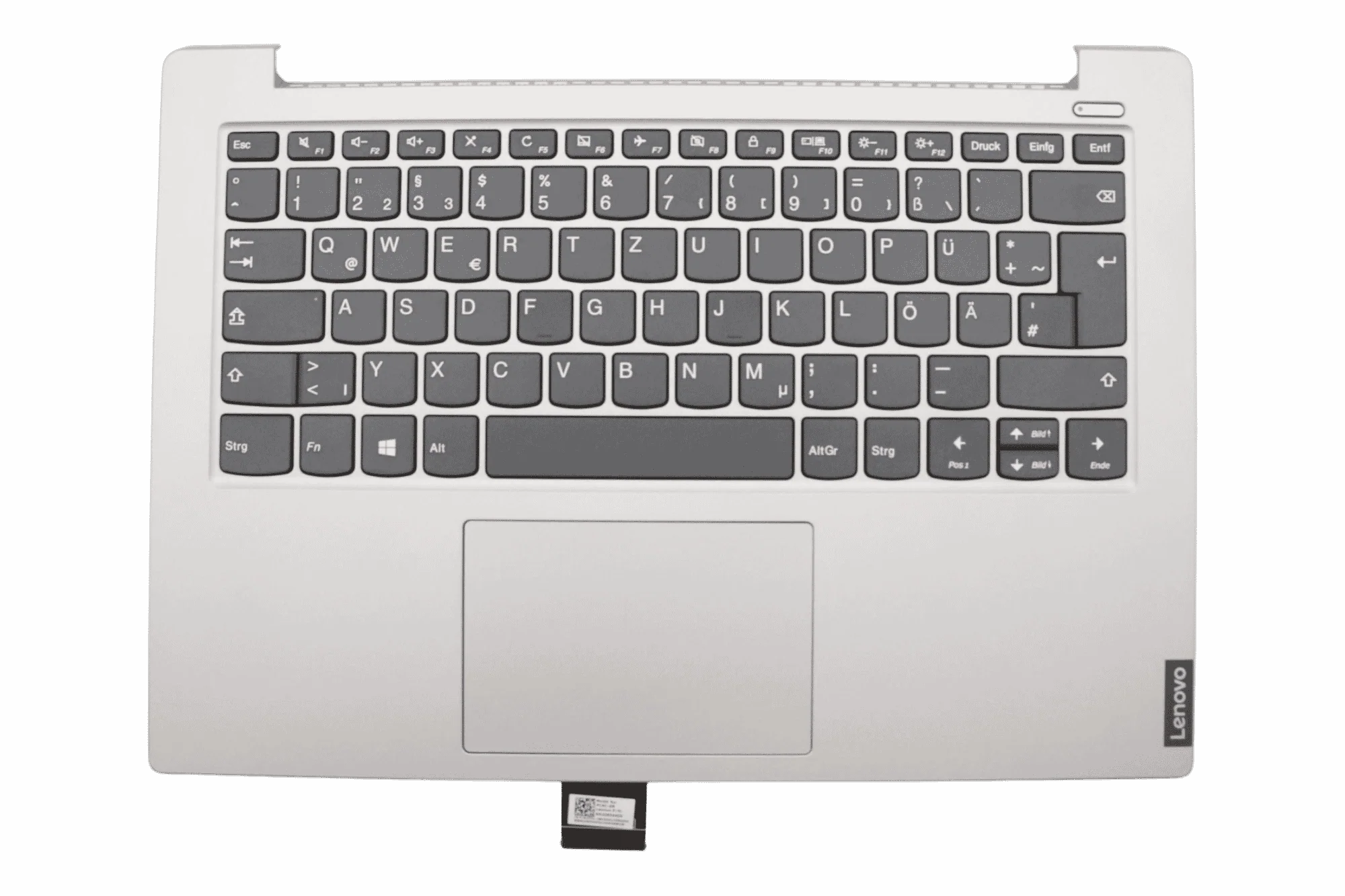 Lenovo Laptop Toetsenbord Qwertz DE + Top Cover
