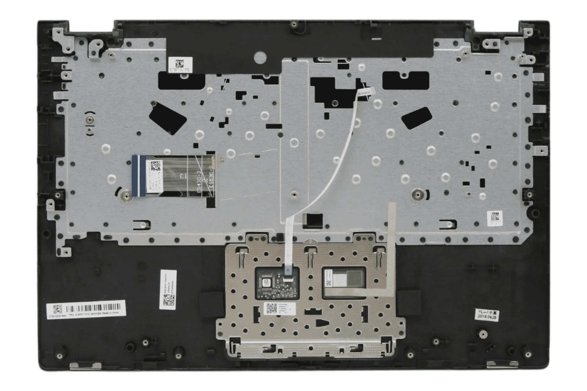 Lenovo Laptop Toetsenbord Qwertz DE +Top Cover - Zwart - Image 2