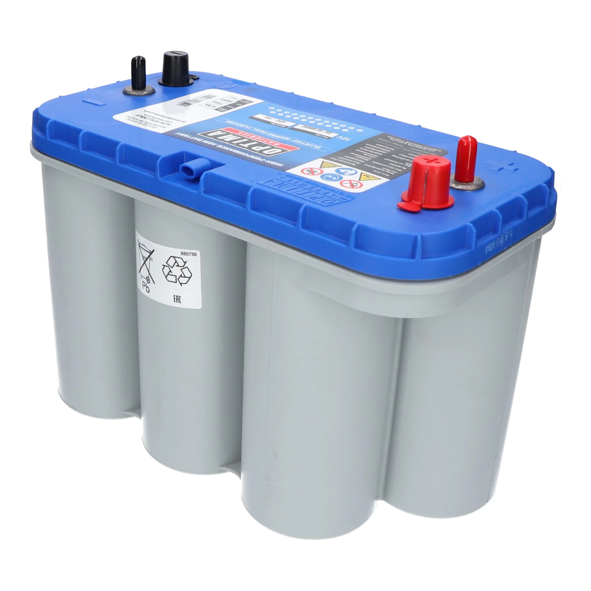Optima Blue Top Accu 12V 75Ah BT DC-5.5 - Image 5