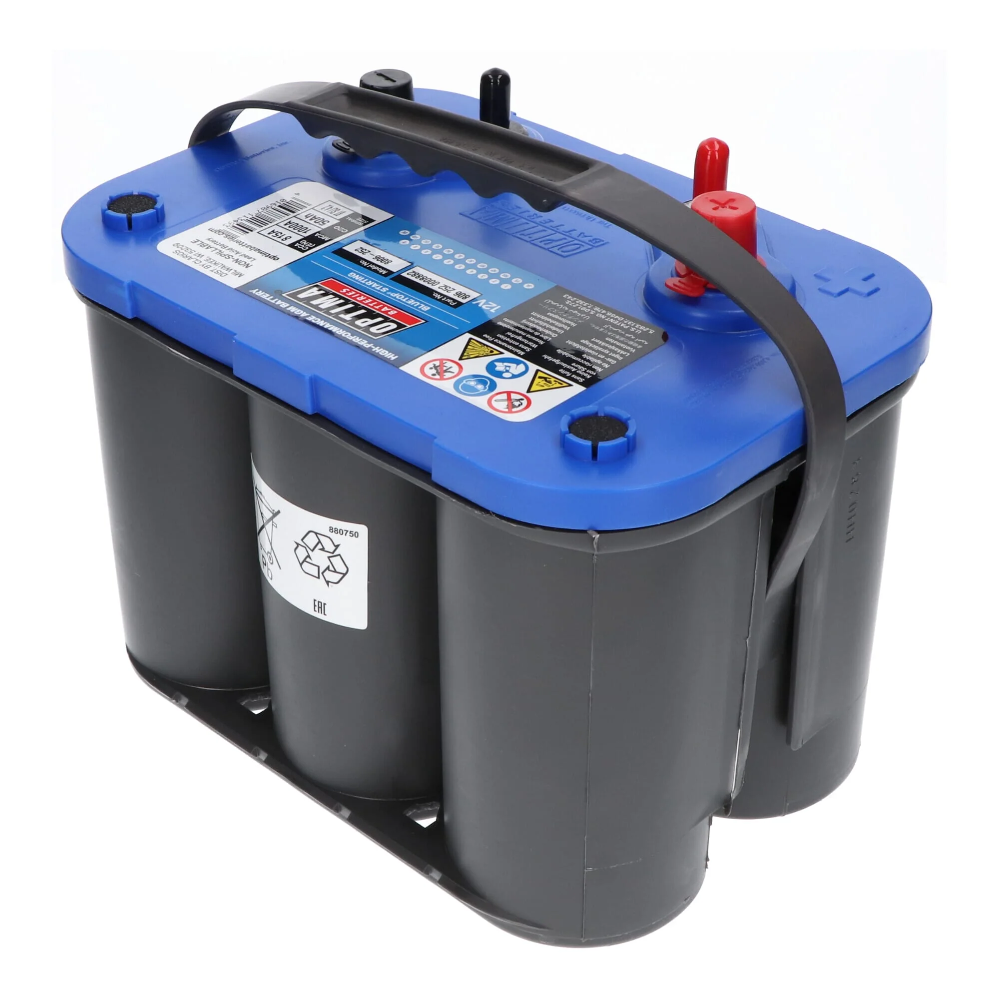 Optima Blue Top Accu 12V 50Ah BT SLI-4.2 - Image 5