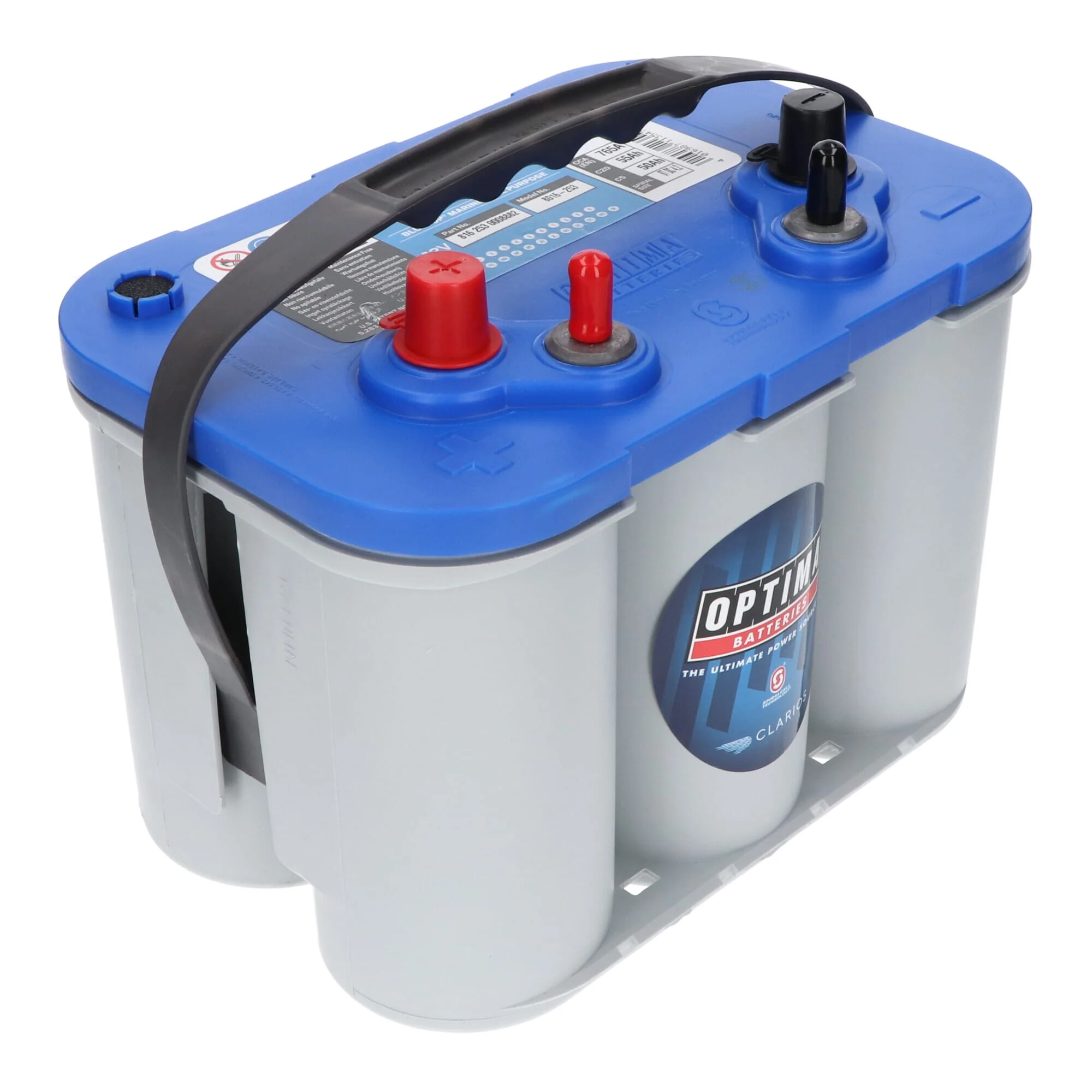 Optima Blue Top Accu 12V 55Ah BT DC-4.2 - Image 3