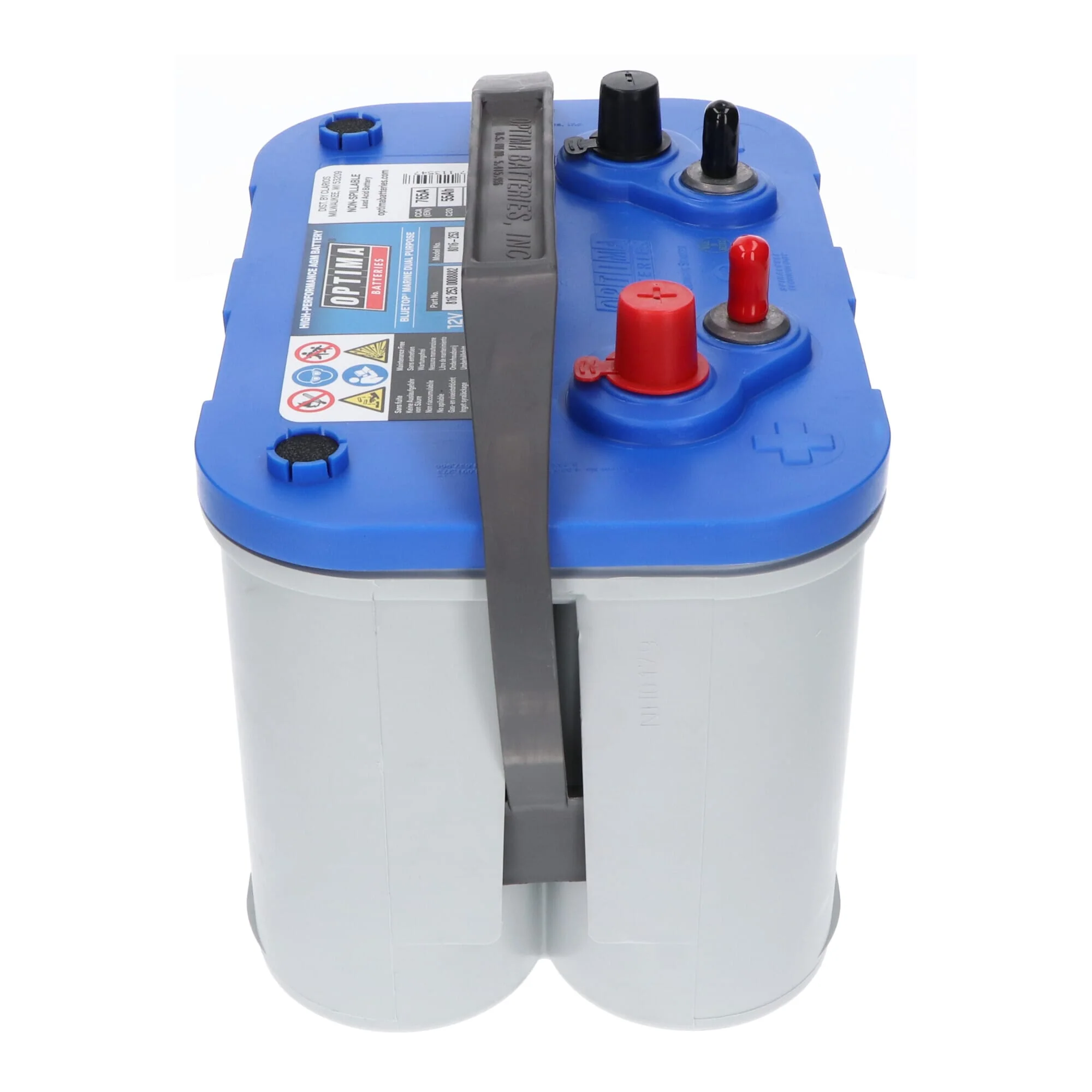 Optima Blue Top Accu 12V 55Ah BT DC-4.2 - Image 4
