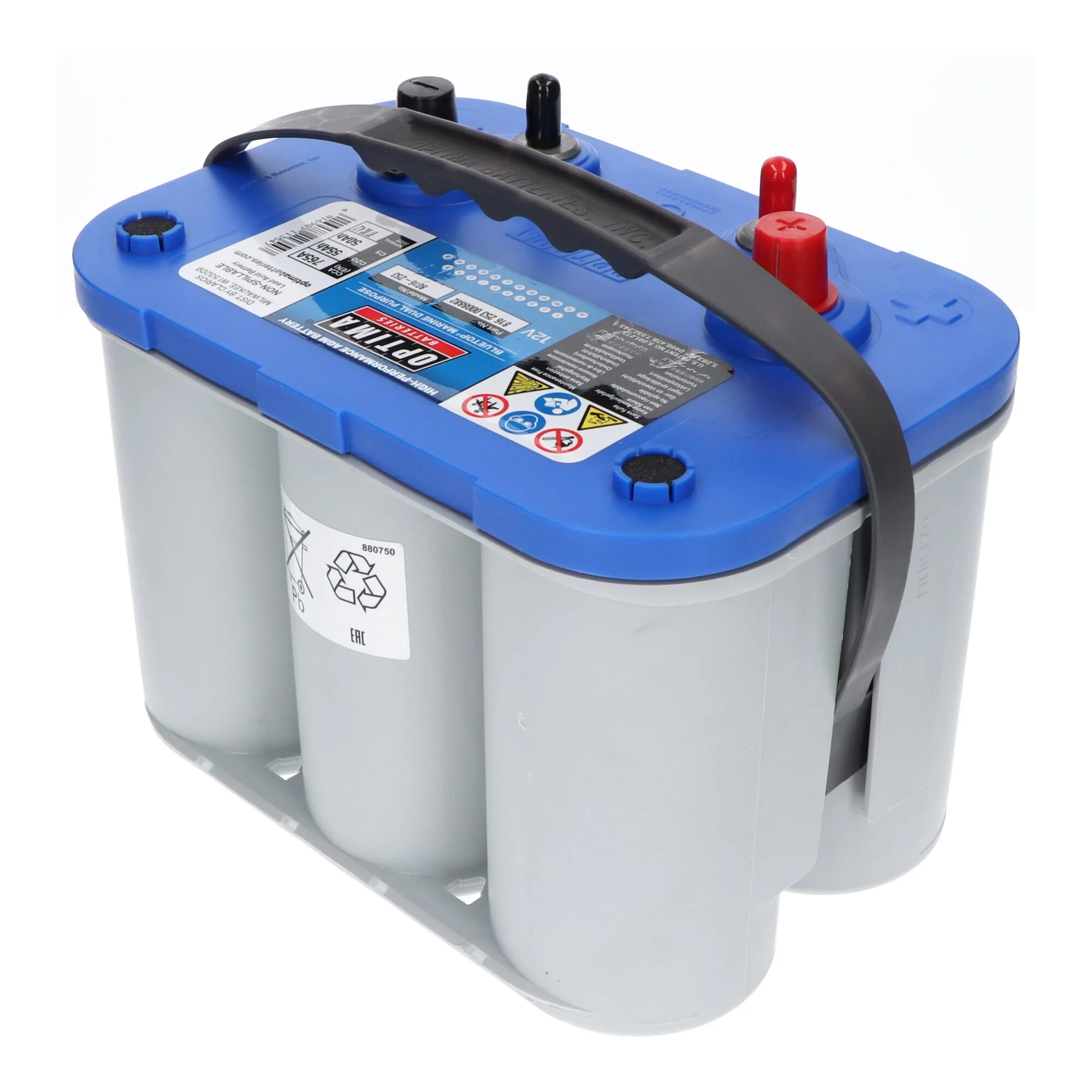 Optima Blue Top Accu 12V 55Ah BT DC-4.2 - Image 5