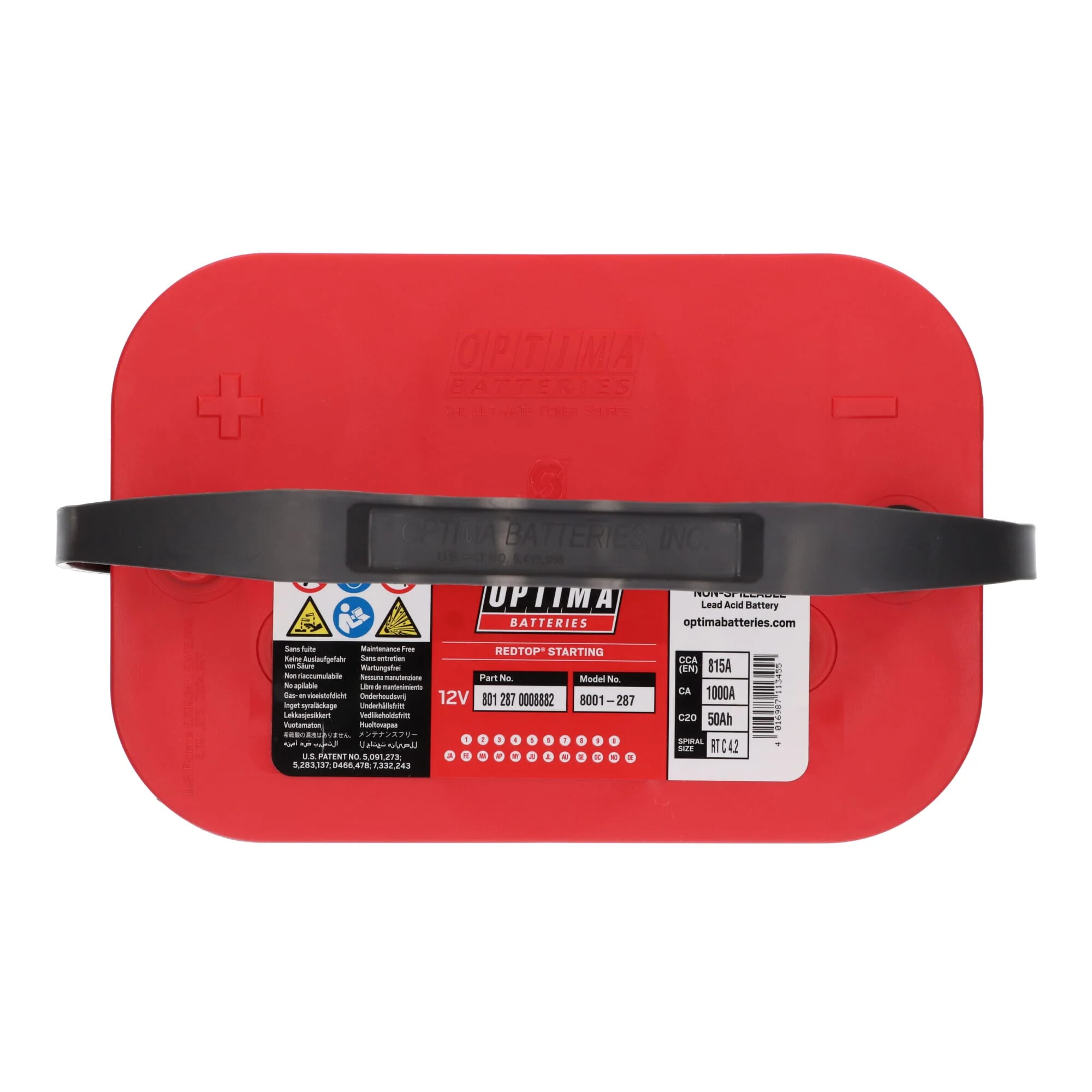 Optima Red Top Accu 12V 50Ah RT C-4.2 - Image 6