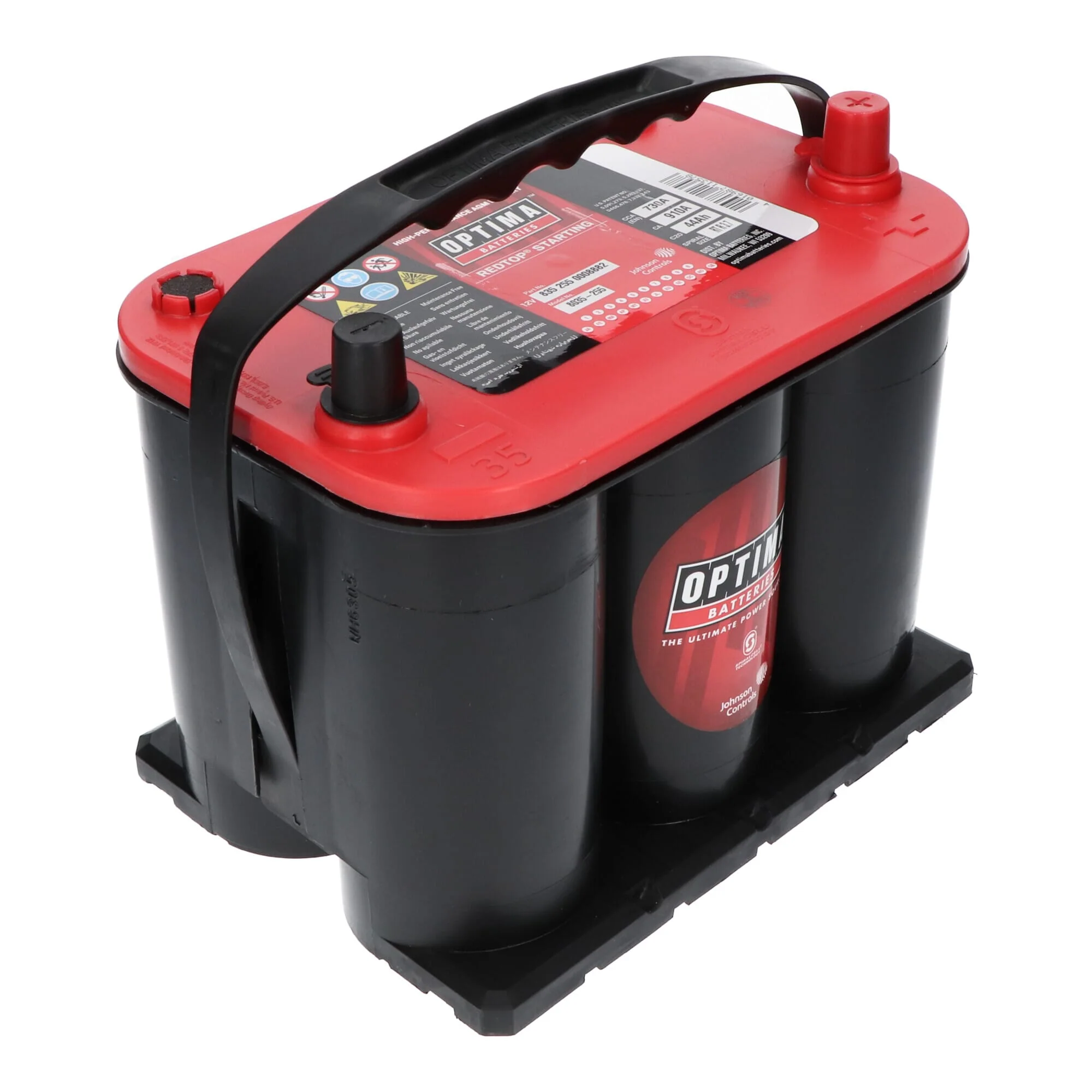 Optima Red Top Accu 12V 44Ah RT R-3.7 - Image 3
