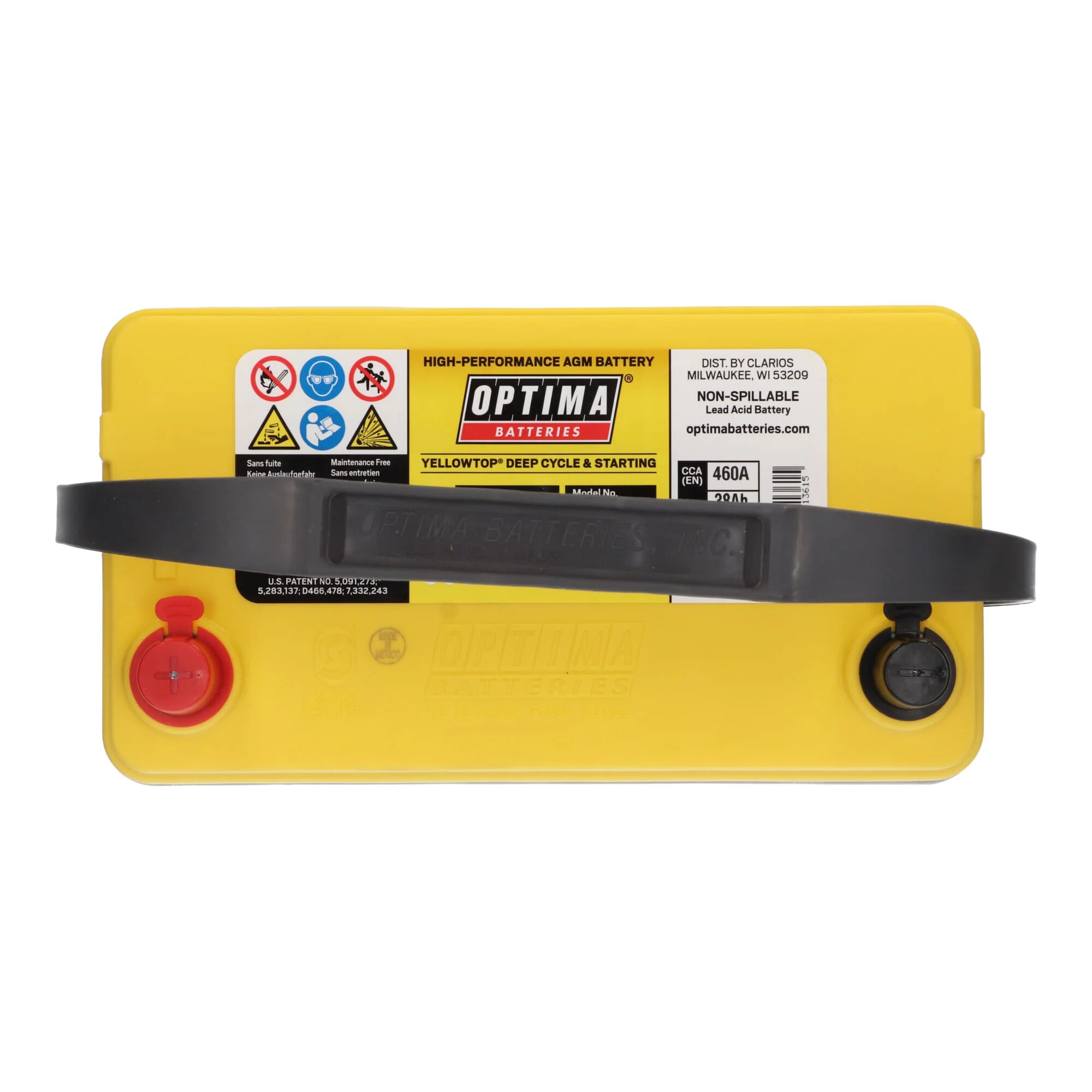 Optima Yellow Top Accu 12V 38Ah S-2.7 - Image 6