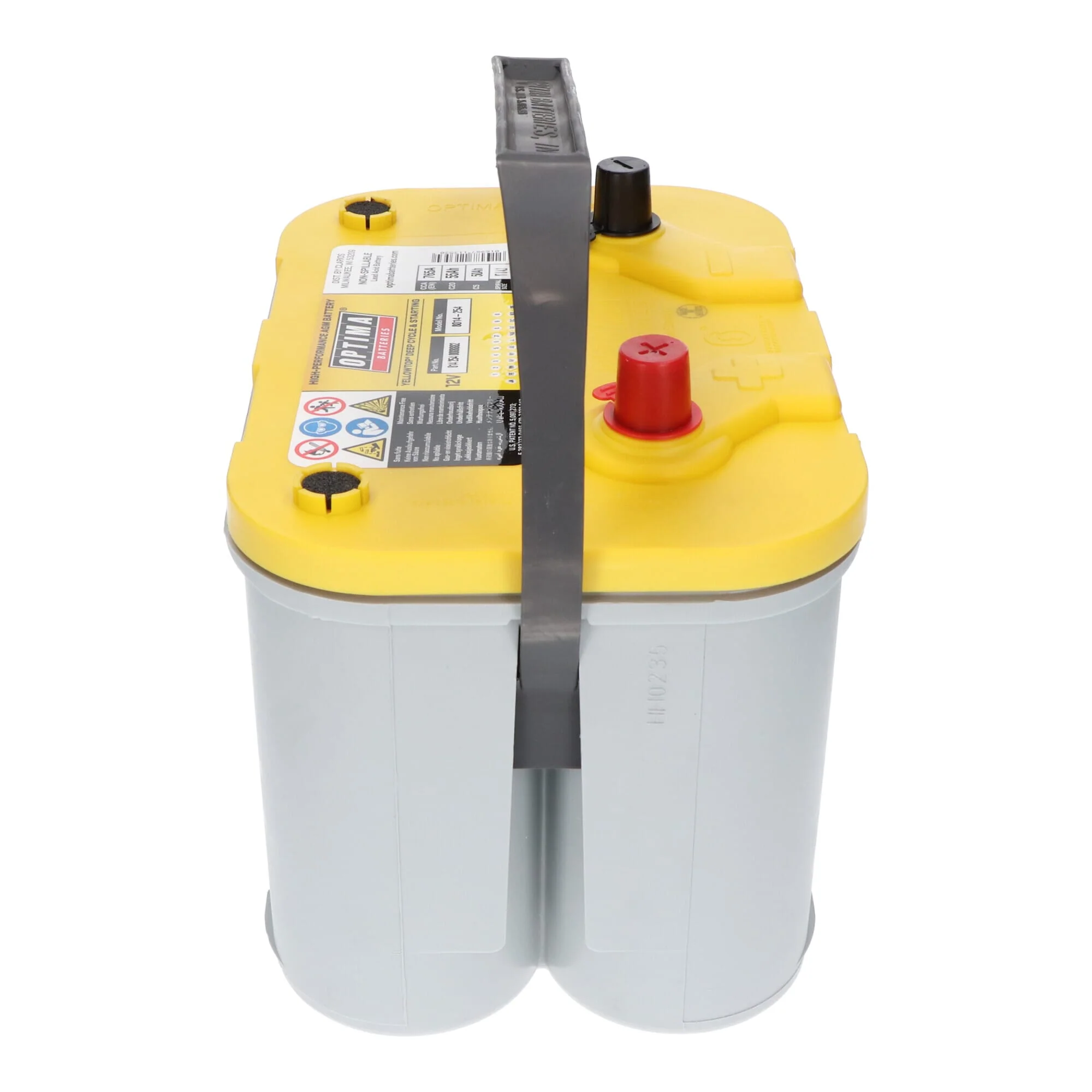 Optima Yellow Top Accu 12V 55Ah YT U-4.2 - Image 4