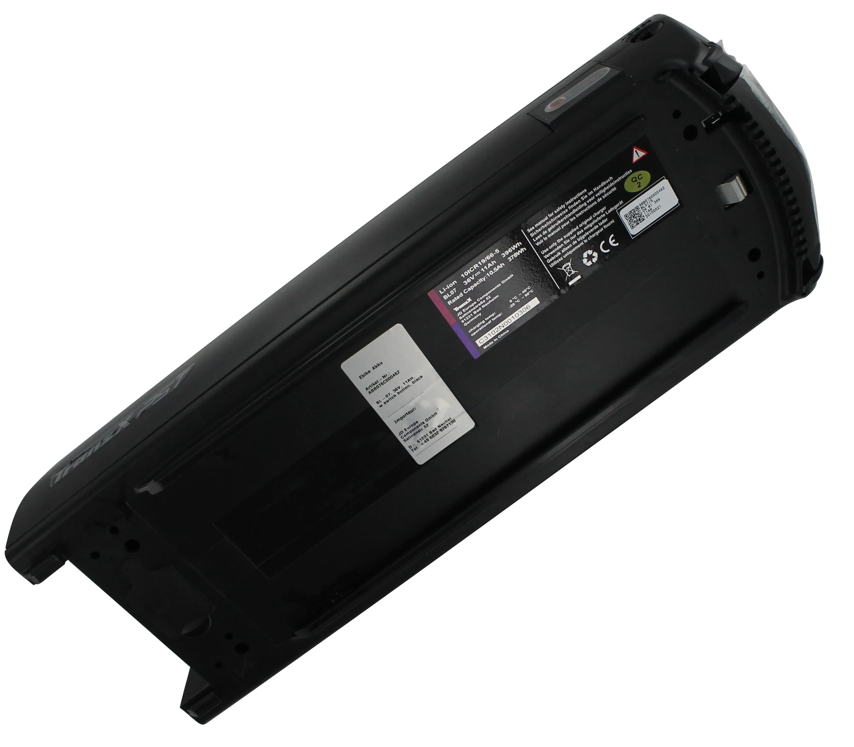 TranzX BL-07 Fietsaccu 36V 11Ah - Image 2