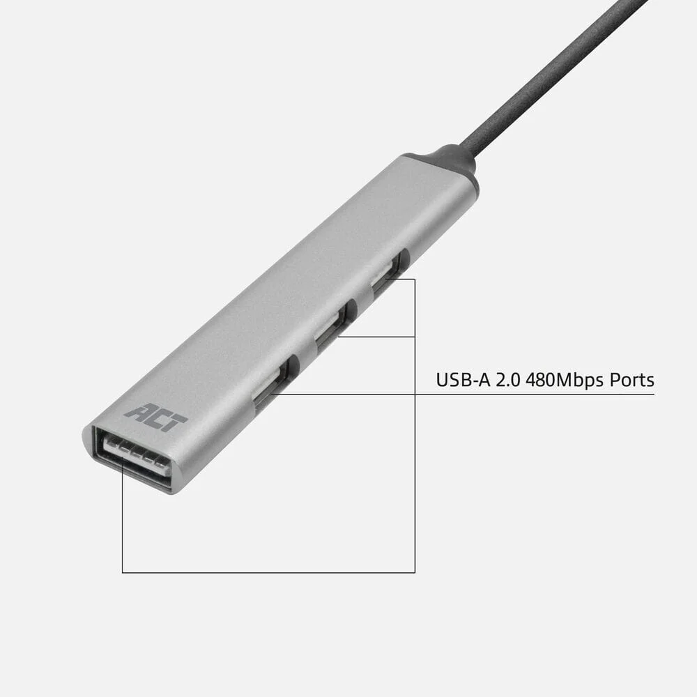 USB-A hub 2.0, 4 port USB-A - Image 3