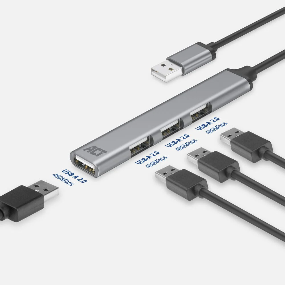 USB-A hub 2.0, 4 port USB-A - Image 4