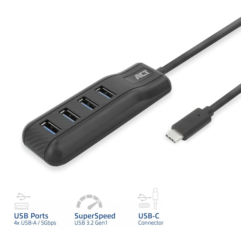 USB-C hub 3.0, 4 port USB-A - Image 2