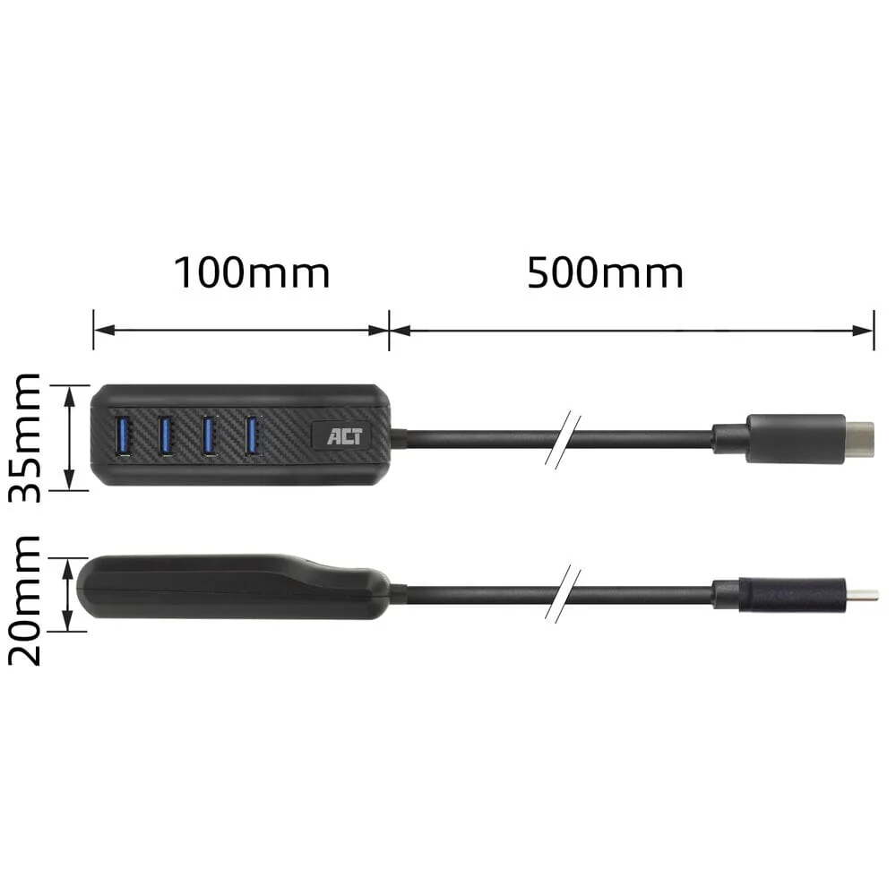 USB-C hub 3.0, 4 port USB-A - Image 6