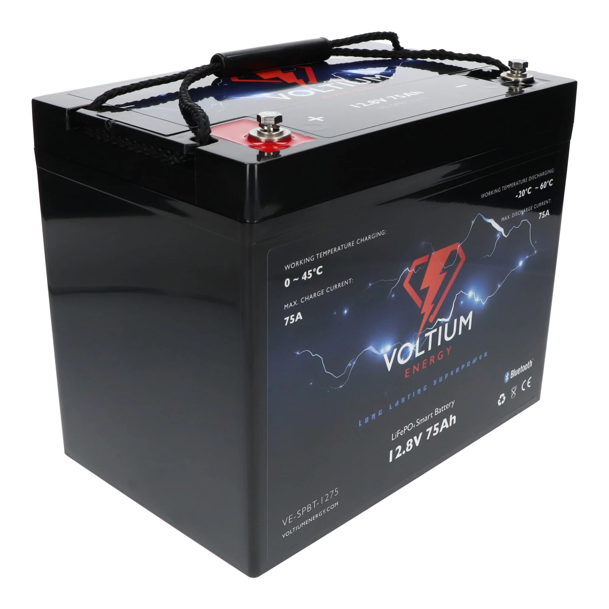 Voltium Energy LiFePO4 Accu 12,8V - 75Ah Bluetooth - Image 3
