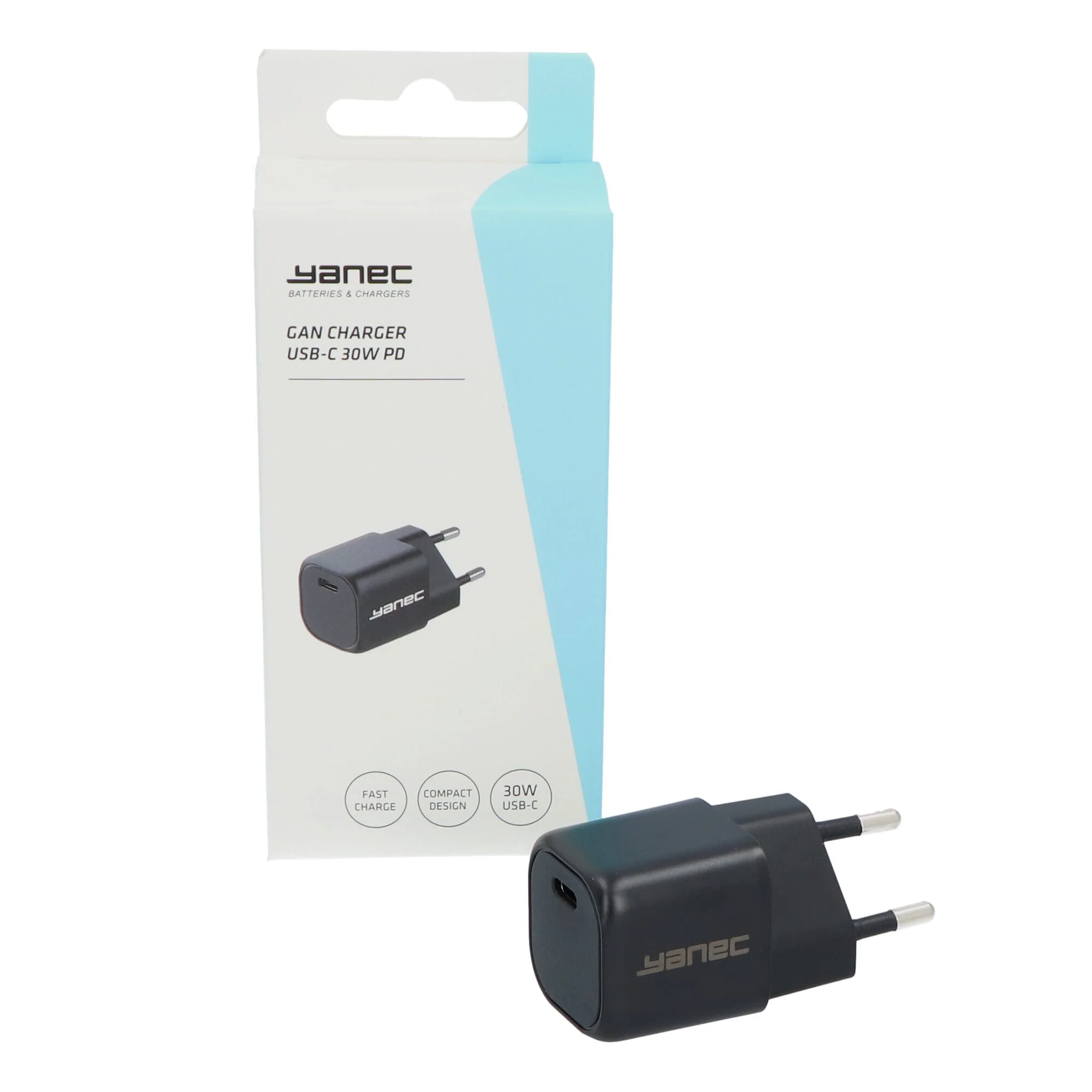 Yanec Compacte GaN lader USB-C 30W - Image 2