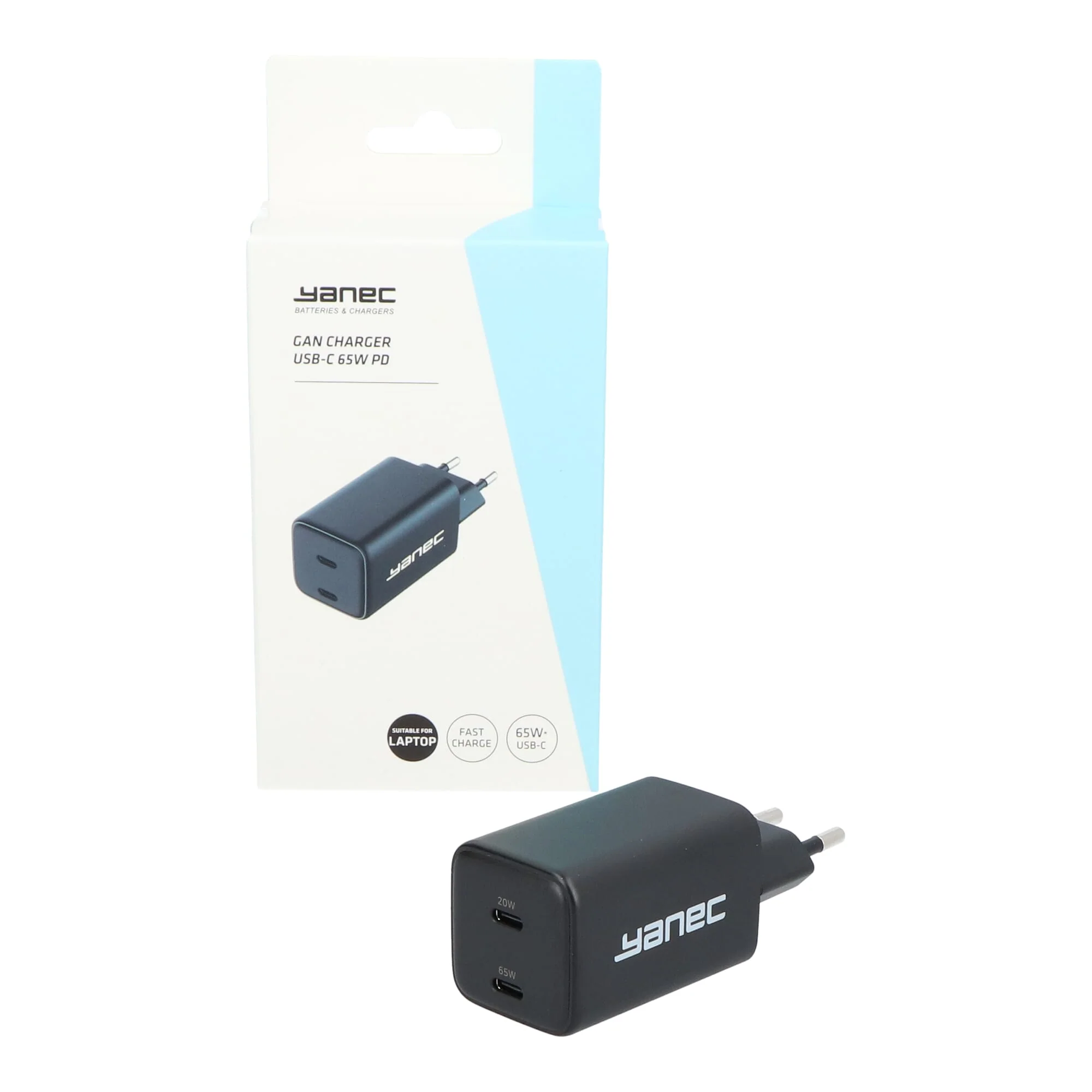 Yanec Compacte GaN lader USB-C 65W - Image 2
