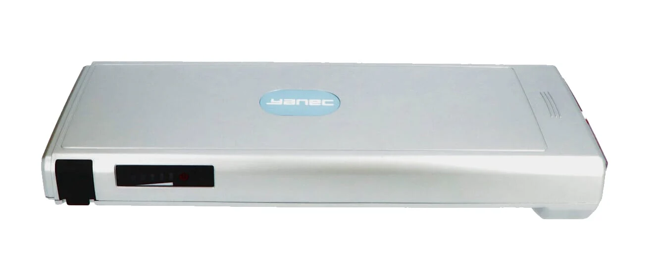 Yanec E-Motion E-300/E-400/E-500 Fietsaccu 13Ah Zilver - Image 2