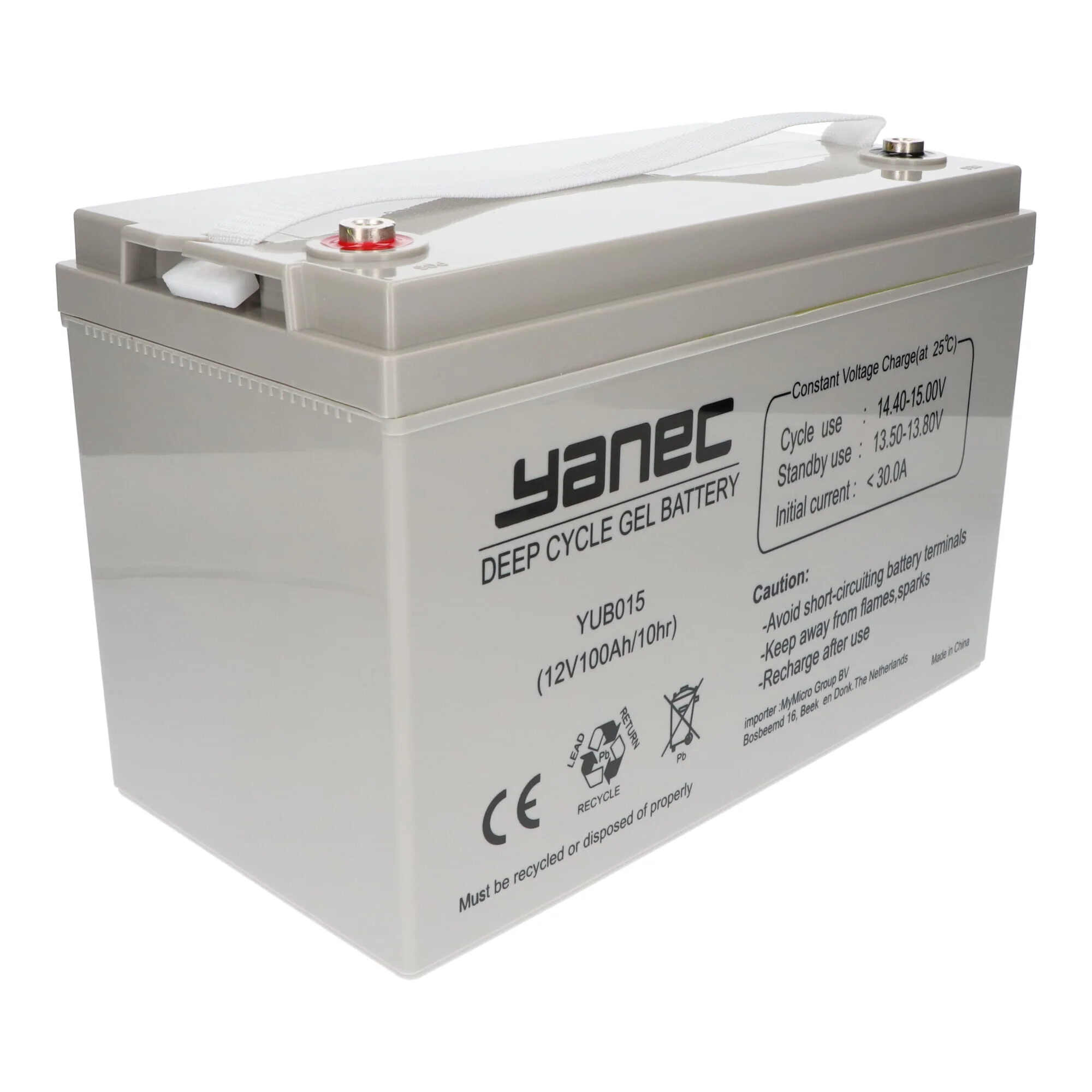 Yanec Gel Accu 12V 100Ah - Image 3