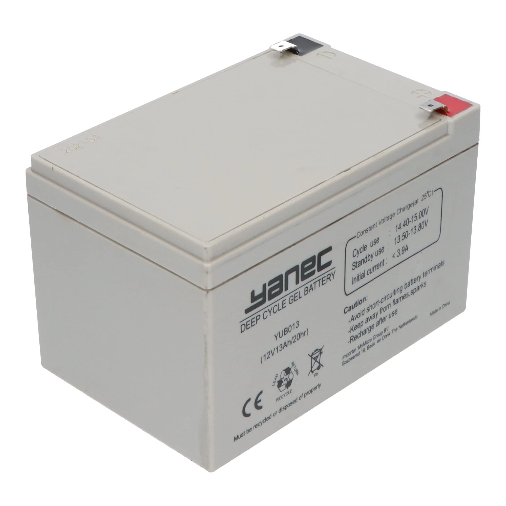Yanec Gel Accu 12V 13Ah - Image 3
