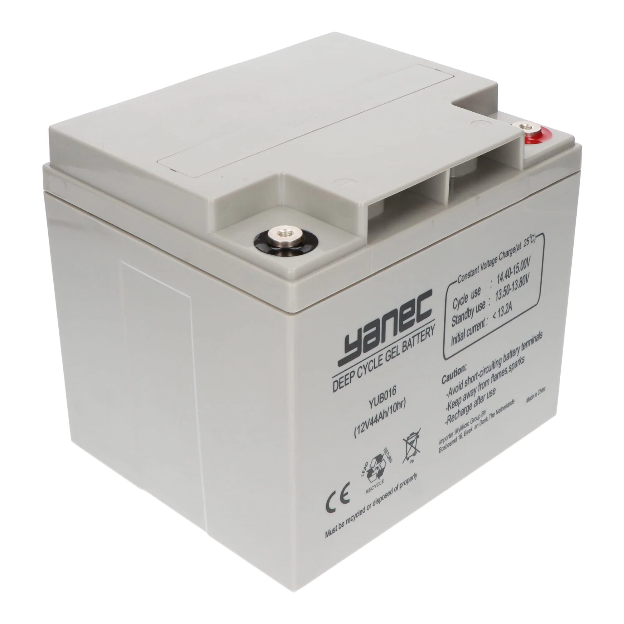 Yanec Gel Accu 12V 44Ah - Image 3