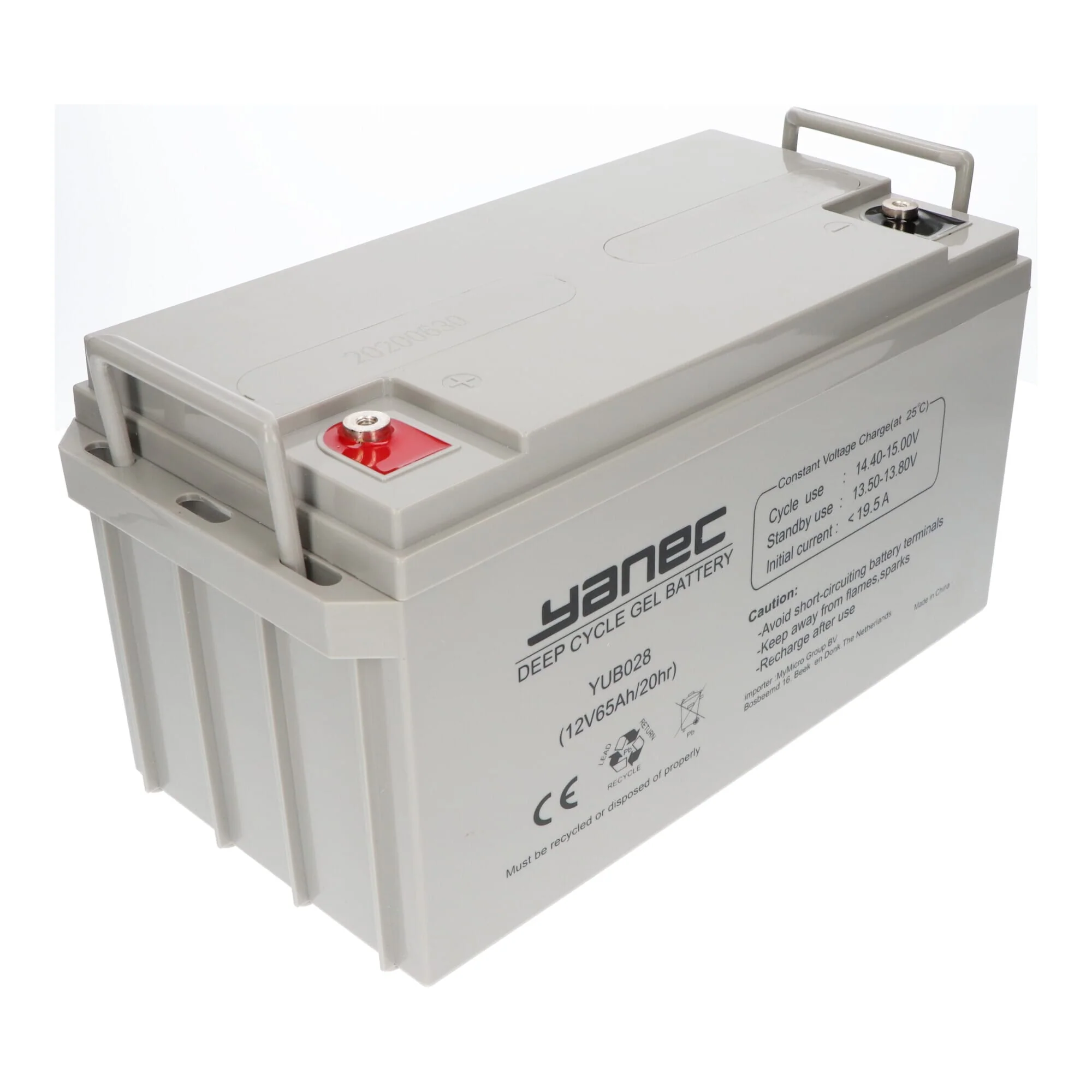 Yanec Gel Accu 12V 65Ah - Image 3