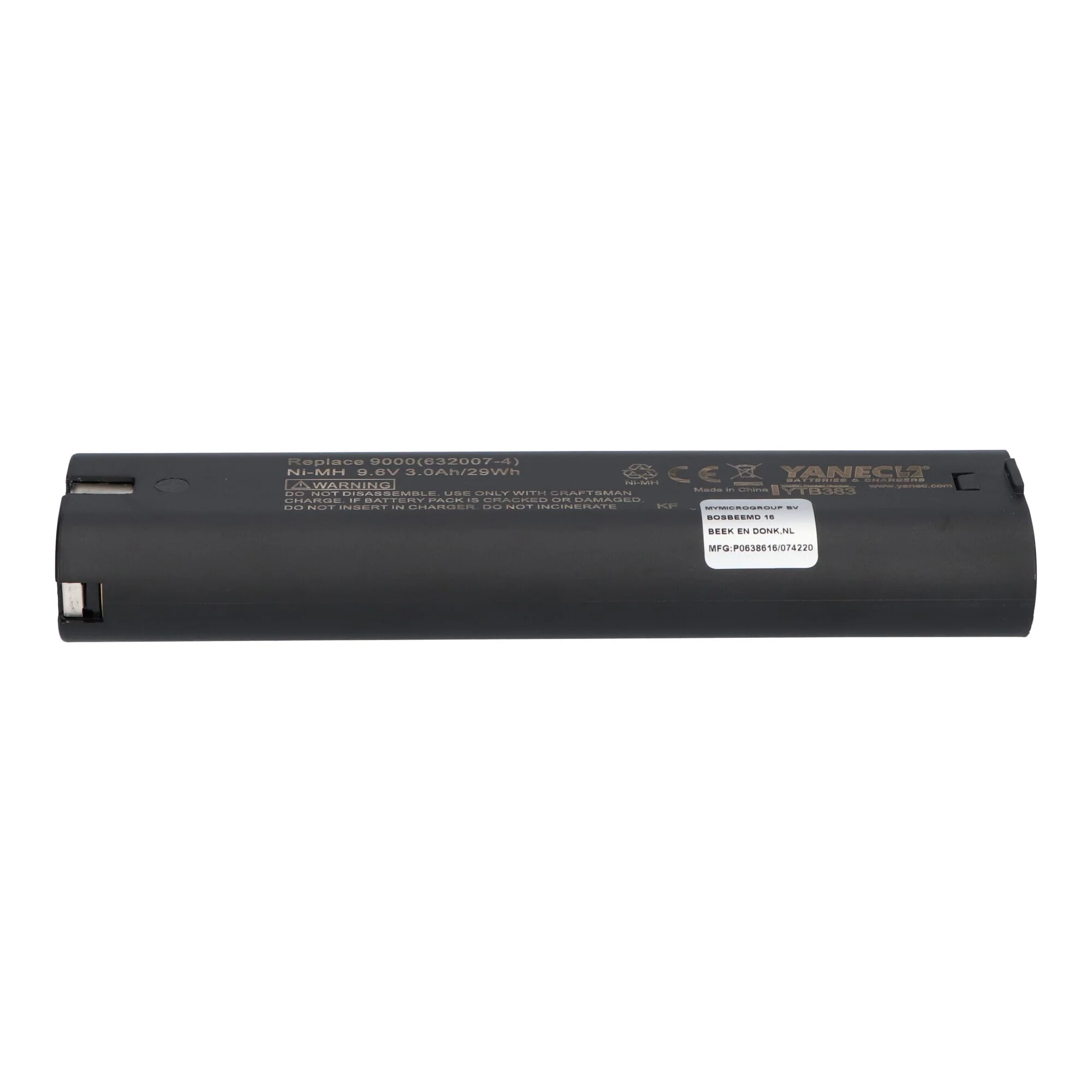 Yanec Gereedschap Accu 9.6V 3Ah Ni-MH Voor Makita Intern - Image 3