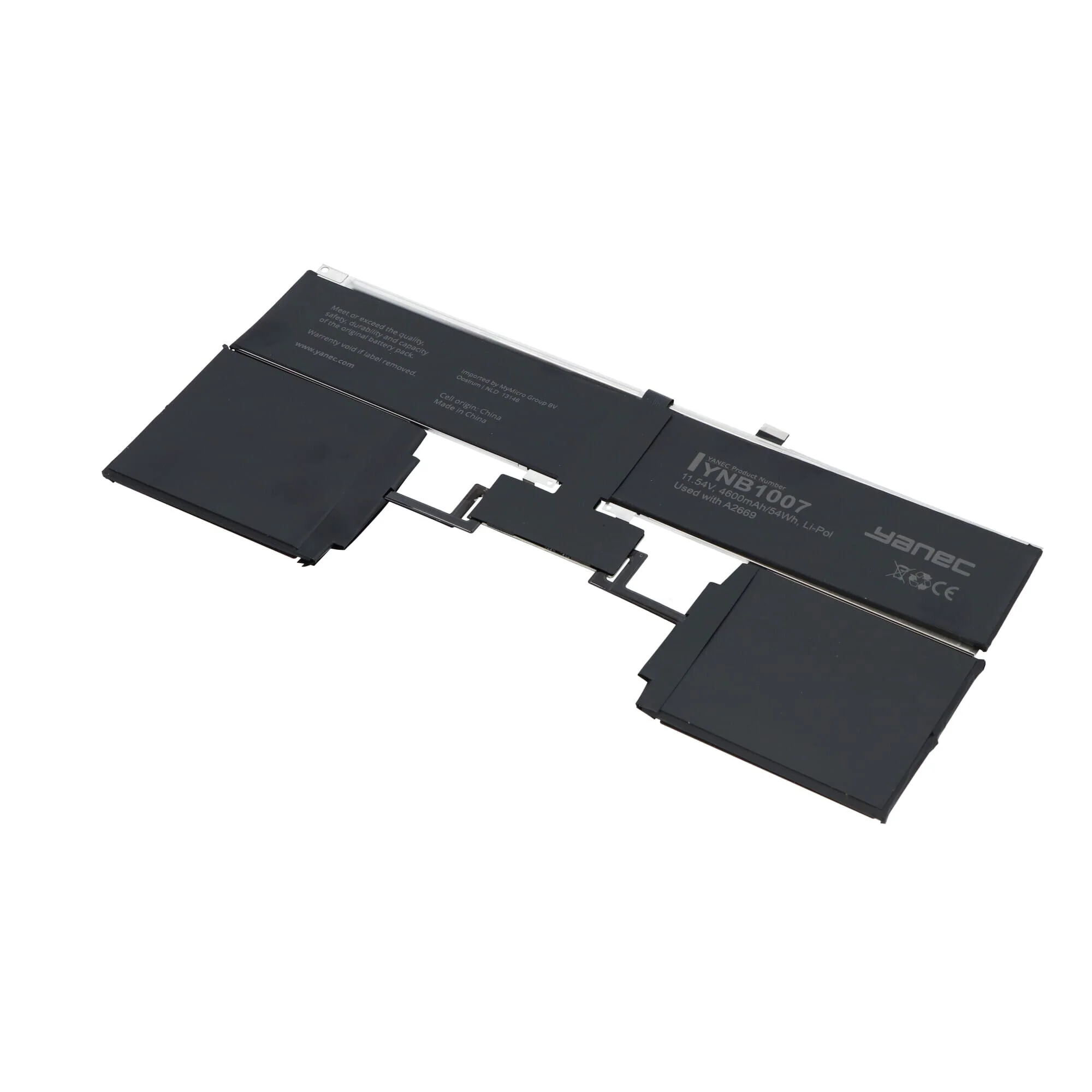 Yanec MacBook Accu 4600mAh - Image 2