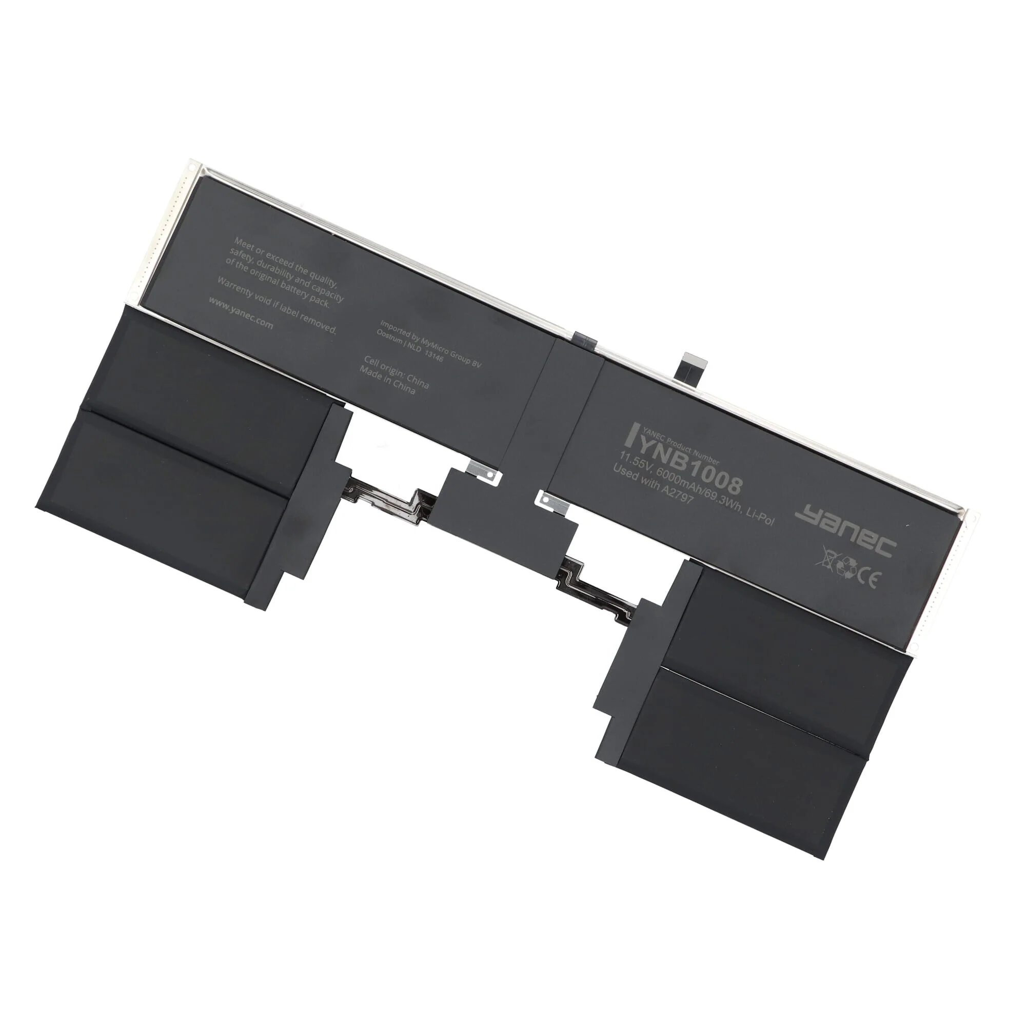 Yanec MacBook Accu 6000mAh - Image 3