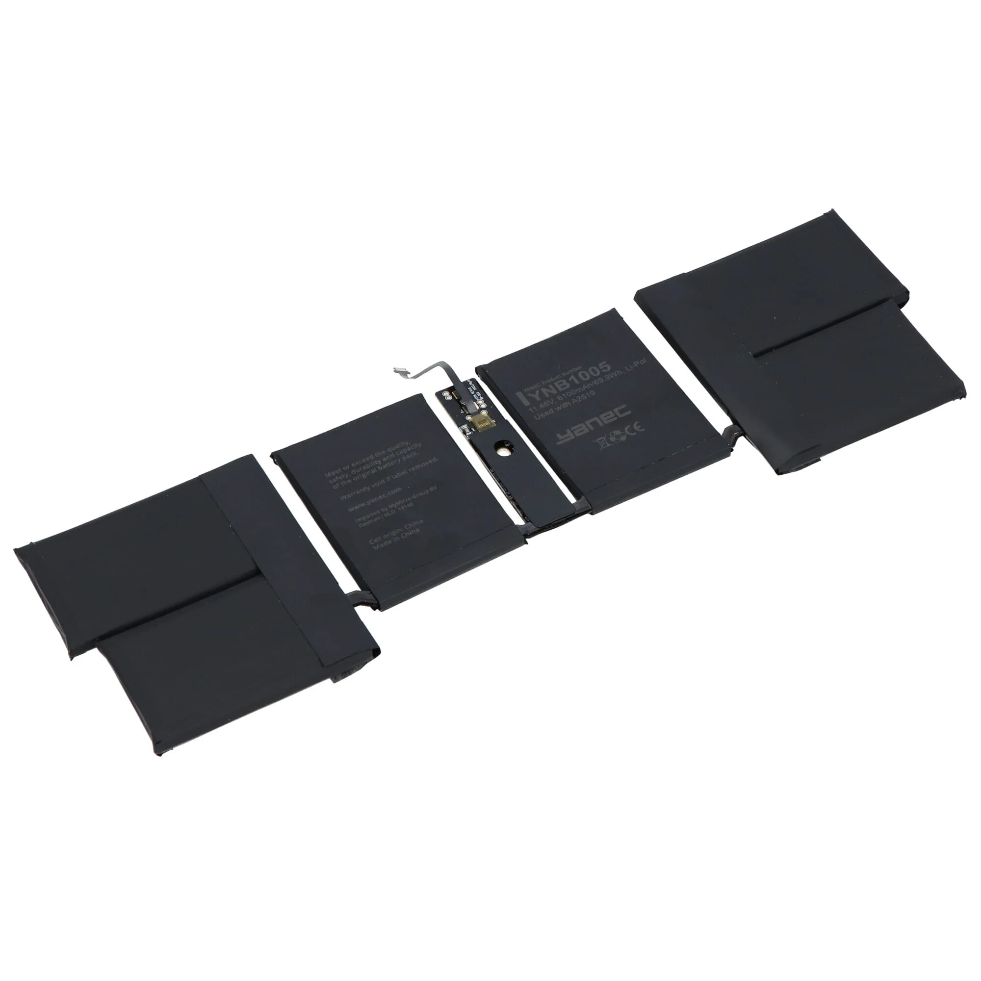 Yanec MacBook Accu 6100mAh