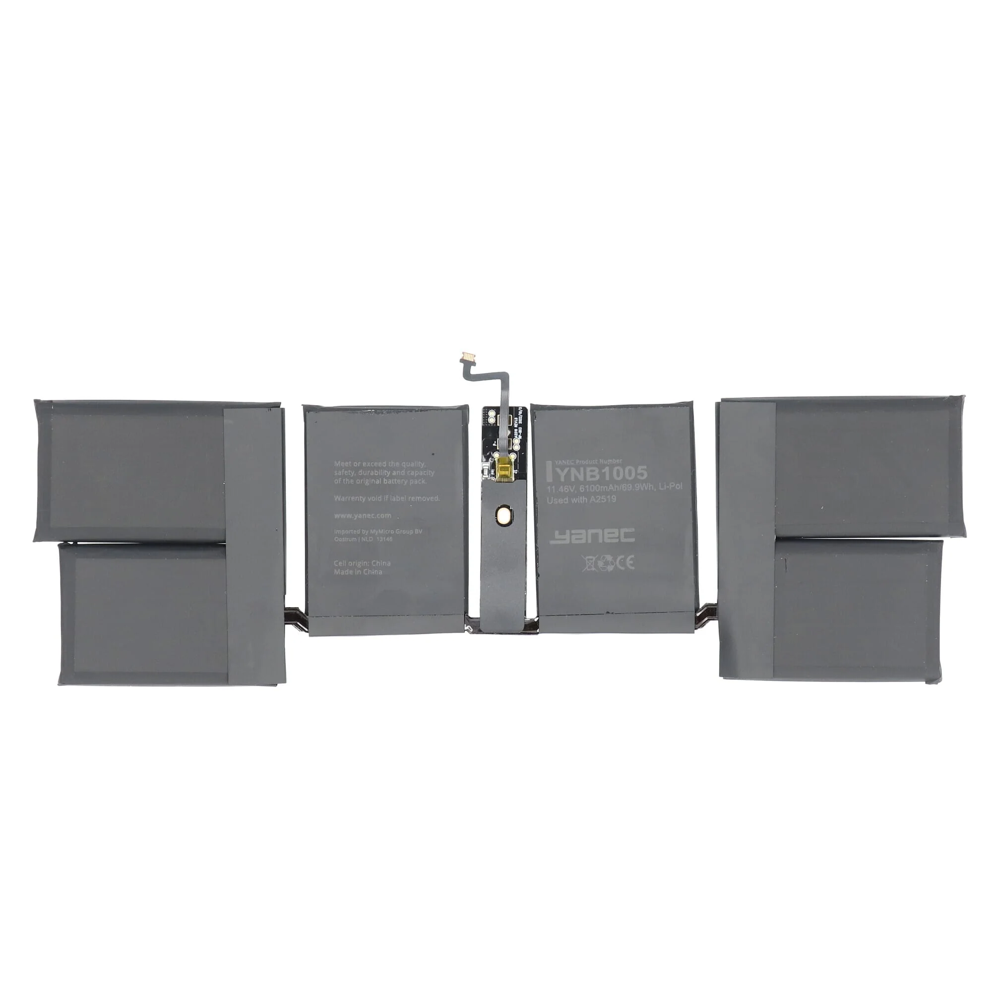 Yanec MacBook Accu 6100mAh - Image 3