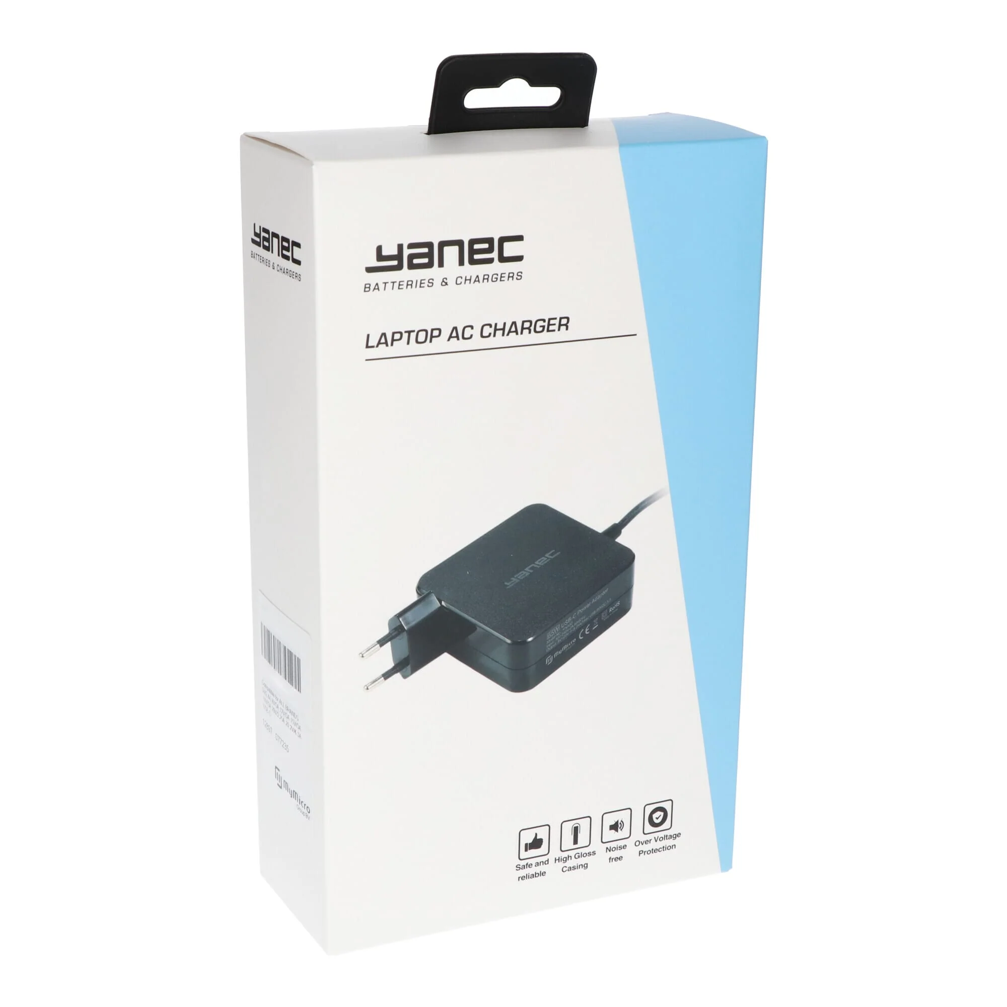 Yanec USB-C Wandlader 65W Zwart - Image 2